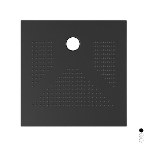 PIATTO DOCCIA H3.6 QUADRO IN CERAMICA Misura: Nero Opaco cm 80 x 80 H.3,6