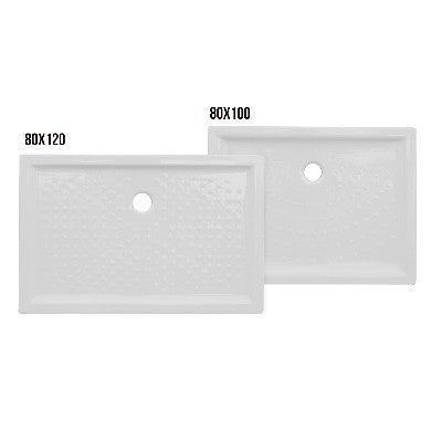 PIATTO DOCCIA H6 RETTANGOLARE IN CERAMICA Misura: cm 72 x 90 H. 6