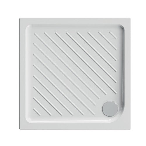 PIATTO DOCCIA QUADRATO IN CERAMICA DOLOMITE GEMMA 2 H. 7 Misura: cm 80 x 80 H. 7