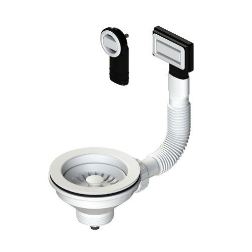 PILETTA 114 MM PER LAVELLO CON FORO 90 MM COLOR Misura: Bianco
