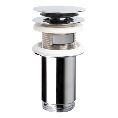 PILETTA "CLICKER 4S" OTTONE CROMO CON TROPPO PIENO Misura: Diam. 63 x 1"1/4