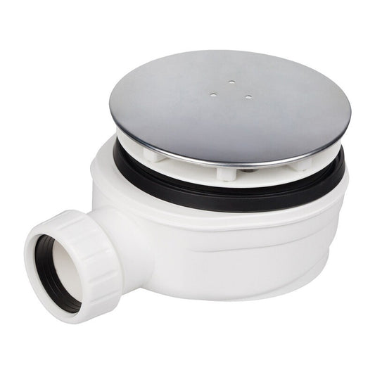 PILETTA DOCCIA RIBASSATA D 90MM COPERCHIO INOX 120MM