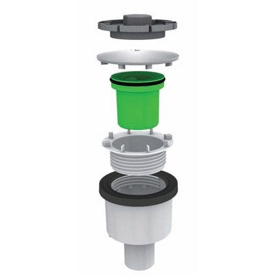 PILETTA "DOCCIONE" FORO 90MM CON COPERCHIO INOX