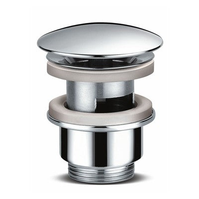 PILETTA LAVABO CON TAPPO SEMPRE APERTO TONDO LUX Misura: 1" 1/4