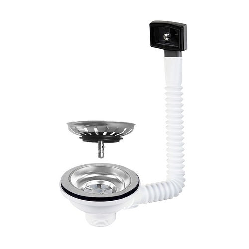 PILETTA LAVELLO CESTELLO ASPORTABILE CON TROPPO PIENO Misura: 1"1/2 D.115 CTP Tondo