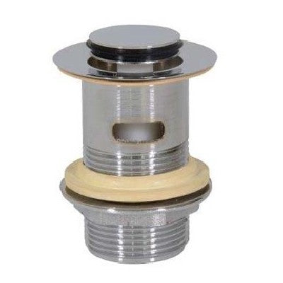 PILETTA OTTONE PER LAVABO CLICK-CLACK CON TROPPO PIENO Misura: 1"1/4