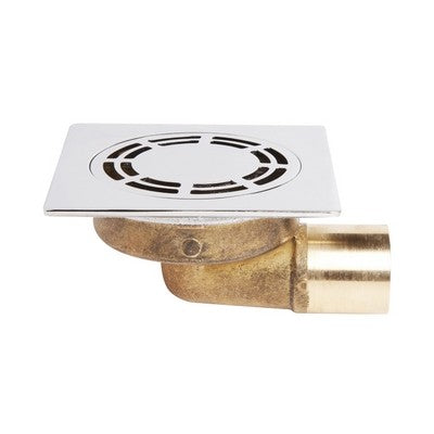 PILETTA PAVIMENTO QUADRA OTTONE CON GRIGLIA CLASSICA Misura: Diam. 40