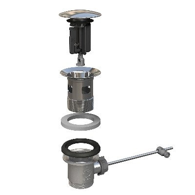 PILETTA PER LAVABO E BIDET KINOKO 63 Misura: Tappo Inox D. 63 mm