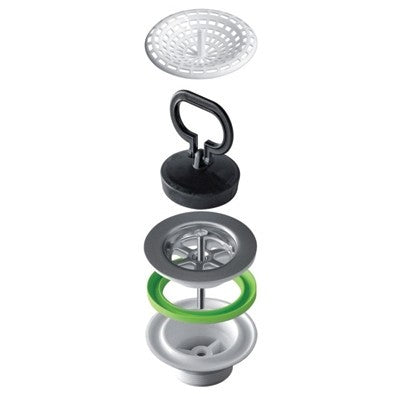 PILETTA PER LAVELLI CON GATTINARA IN ACCIAIO INOX Misura: 1" 1/2