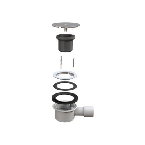 PILETTA PER PIATTI DOCCIA TRIGONO INOX Misura: Diam. 90