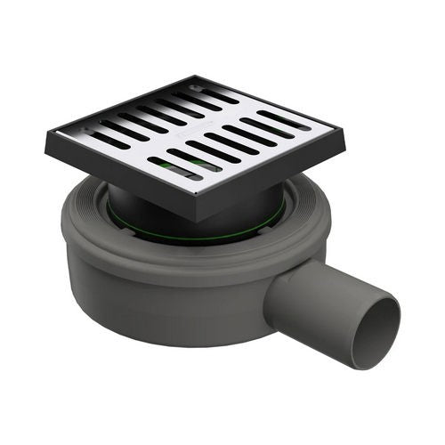 PILETTA SCARICO MICRODRAIN PAVIMENTO Misura: Scarico D. 40 mm 10x10cm
