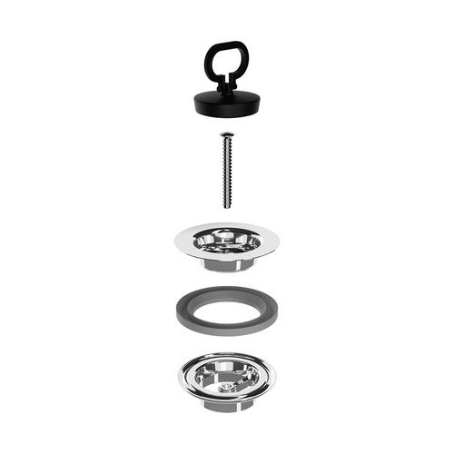 PILETTA SIMPLEX ALLUMINIO TAPPO CON MANIGLIA Misura: 1"1/4