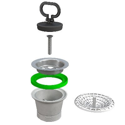 PILETTA TRADIZIONALE PER LAVELLO CUCINA Misura: 1"1/2