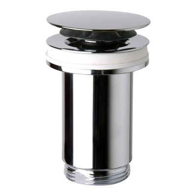 PILETTA "U CLICKER" OTTONE CROMO SENZA TROPPO PIENO Misura: Diam. 63 x 1"1/4