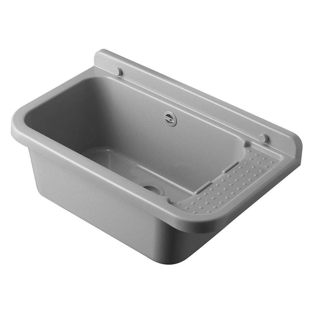 PILOZZO LAVATOIO DA PARETE cm 60 x 34 x h.21 - grigio