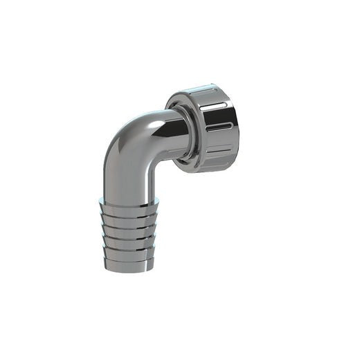 PIPETTA CURVA PER SCARICO LAVATRICE Misura: 1" Cromo
