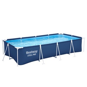 PISCINA STEEL PRO C/TELAIO E POMPA 400X211X81 56424