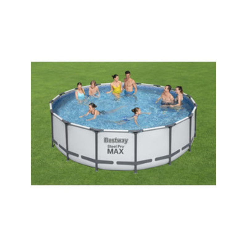 PISCINA STEEL PRO MAX C/TELAIO E ACCES D 488X122 5612Z