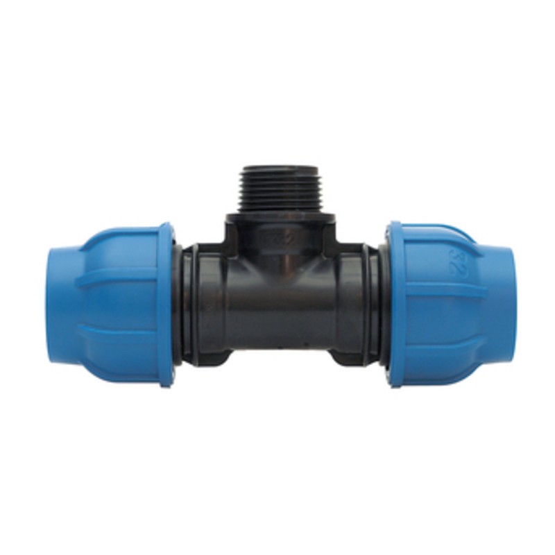 PL RACCORDO POLIPROP TEE M D 20X1/2X20MM