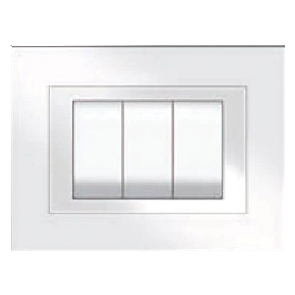 PLACCA COLORE BIANCO 'ELITE' 3 posti - 5703/AW