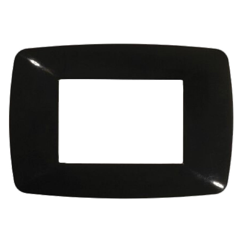 PLACCA COLORE NERO 'BRIO' 3 posti - 3203/N