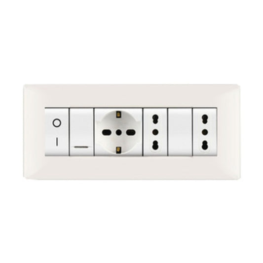 PLACCA LIFE Q LIVING PLAST BIANCO               7P