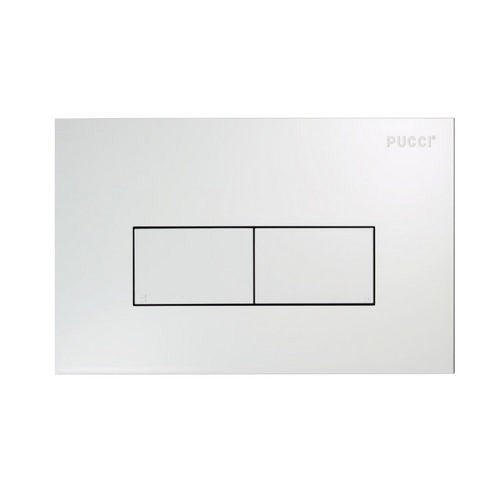 PLACCA PER CASSETTA INCASSO PUCCI ECO 2 PULSANTI LINEA MOD.2014 Misura: Oro Giallo