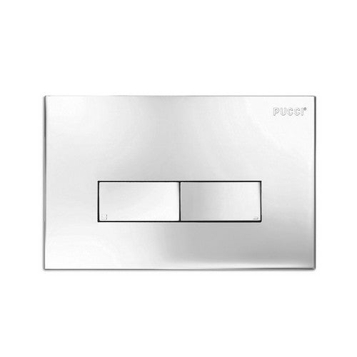 PLACCA PER CASSETTA INCASSO PUCCI ECO CON TELAIO Misura: Cromo