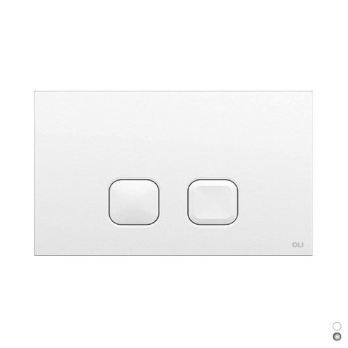 PLACCA PLAIN DUAL DOPPIO SCARICO Misura: Cromo 070827
