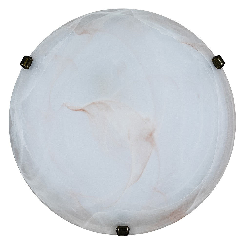 PLAFONIERA 'DUNA' Ø 40 cm - colore tabacco