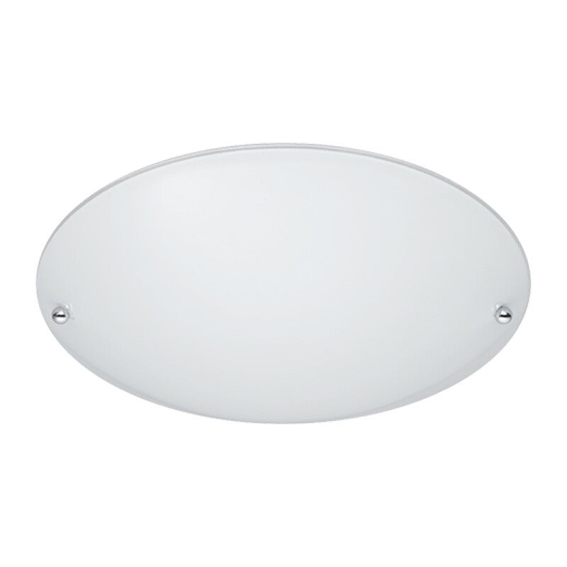 PLAFONIERA LANA VETRO SATINATO E27 D 25 CM