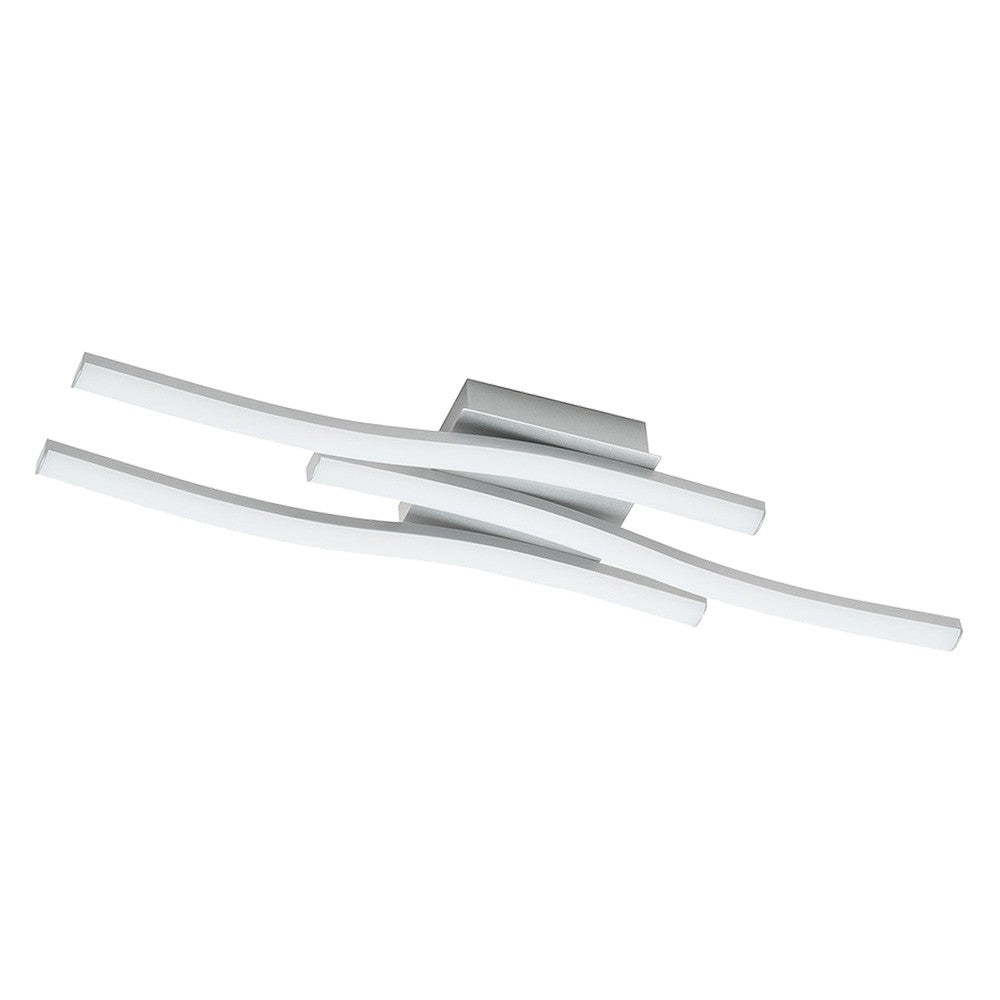 PLAFONIERA LED SERIE 'TRATTI' 15W - 1950LM - col. silver