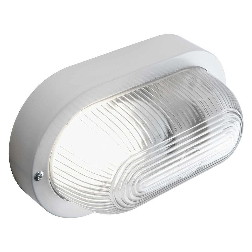 PLAFONIERA 'OVALE' colore bianco