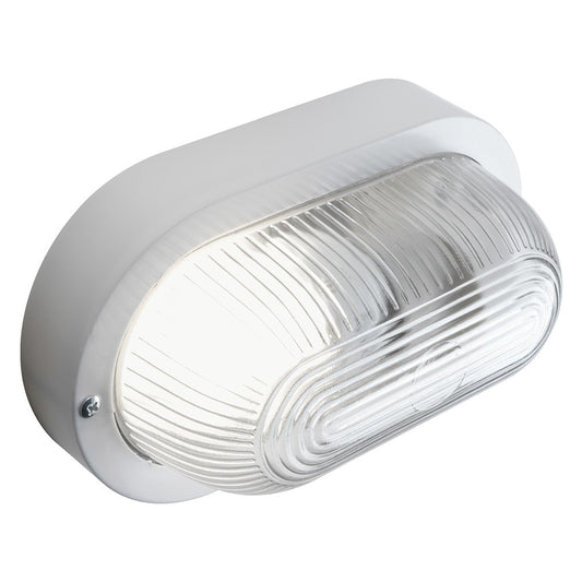 PLAFONIERA 'OVALE' colore bianco