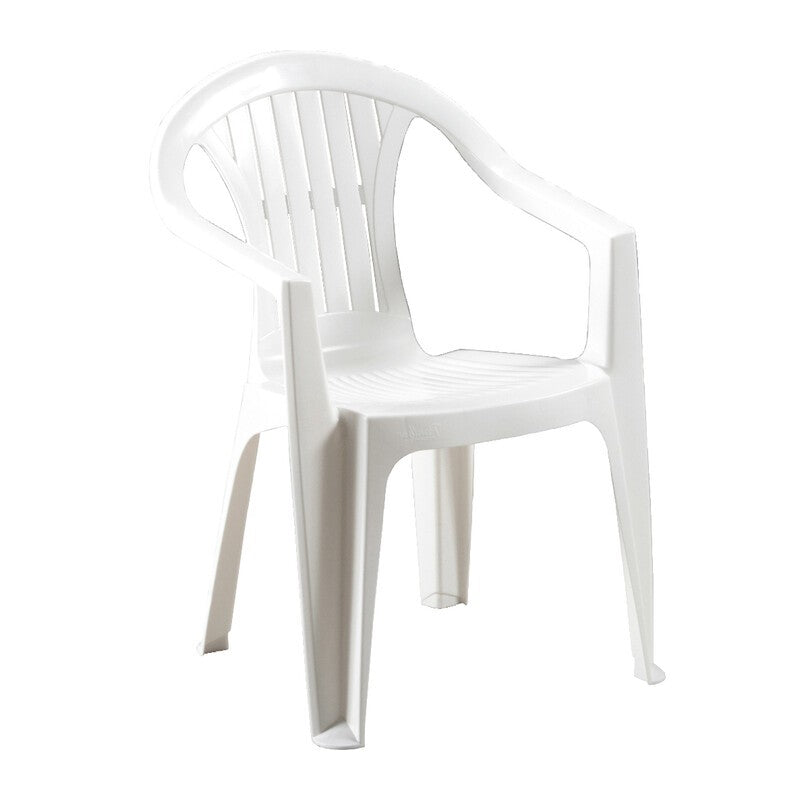POLTRONA RESINA ATLANTIDE BIANCO