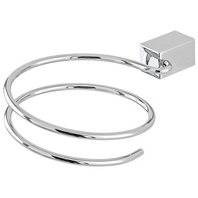 PORTA ASCIUGACAPELLI CROMO SERIE UNICA Misura: Cromo 7x16,5xh16,5 cm