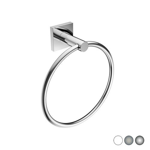PORTA ASCIUGAMANI AD ANELLO MOD. HOTEL MAISON Misura: Cromo cm 19 x h.21 x 7,4
