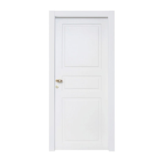 PORTA BUGNA 90X210 CM LACCATO BIANCO