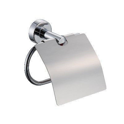 PORTA ROTOLO CARTA CHIUSO LINEA DIOSA Misura: Cromo - Fiss. con viti