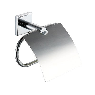 PORTA ROTOLO CARTA CHIUSO LINEA GIONA Misura: Cromo - Fiss. con viti