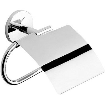 PORTA ROTOLO CARTA CHIUSO MOD. ONE CROMO Misura: 16.5xh.15x6