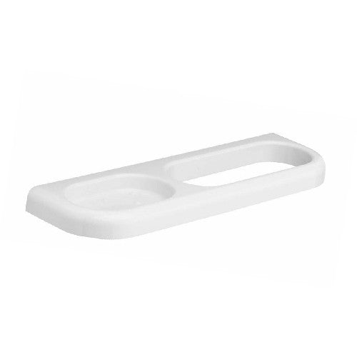 PORTA SAPONE E PORTA SALVIETTA COMBINATO SERIE LINEA Misura: Bianco