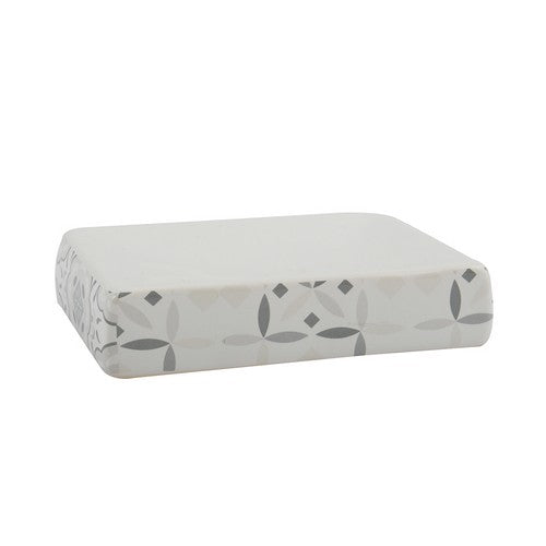 PORTA SAPONE IN CERAMICA EVORA Misura: Bianco - Grigio