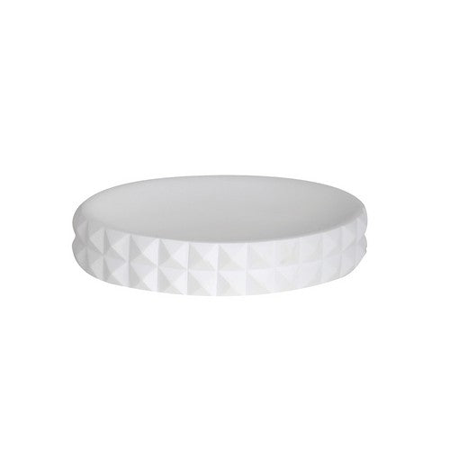 PORTA SAPONE IN POLIRESINA MOSAIK Misura: Bianco