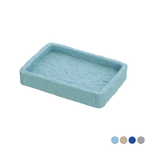PORTA SAPONE SABBIA Misura: Acqua marina 11,8x8,3xH2 cm