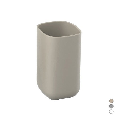 PORTA SPAZZOLINI POD Misura: Bianco cm 7 x h.11,5 x 7
