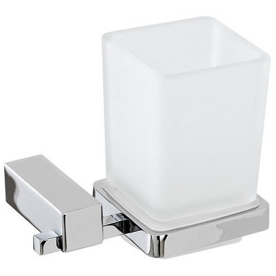 PORTA SPAZZOLINO CROMO SERIE UNICA Misura: Cromo 9x12xh17 cm