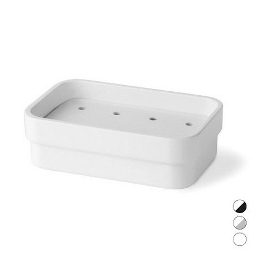 PORTASAPONE IN MELAMMINA SAETA Misura: Bianco mm 130x85x60