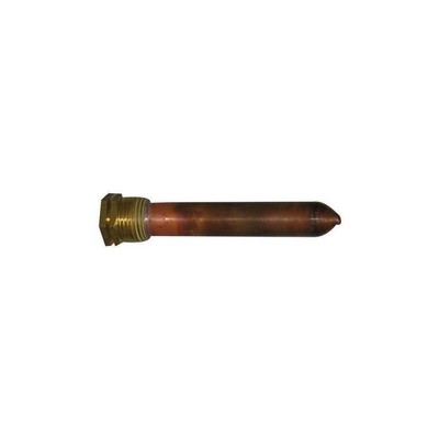 POZZETTO PER SONDA 1/2 GAS CONICO 10 CM PER 3 BULBI Misura: Diam. 15 x 16 mm.