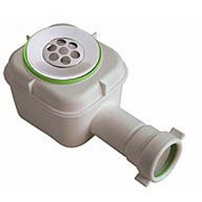 POZZETTO SIFOIDE IN PVC BIANCO SPLASH PER DOCCIA Misura: 1"1/2 x Diam. 80